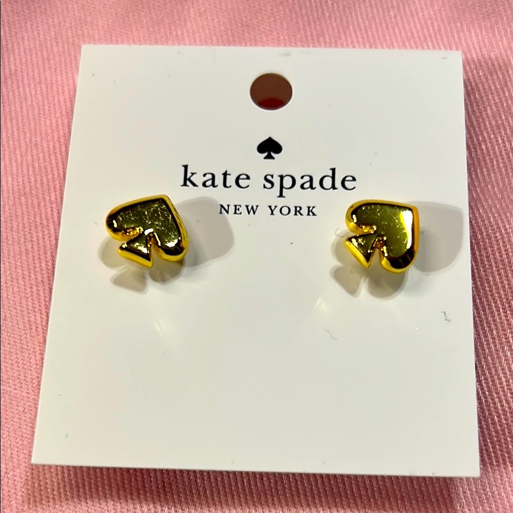 Kate Spade Gold Heart Earrings